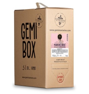 Rosé IGT wino włoskie różowe karton 5l  Bag in box