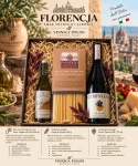 Włoski zestaw prezentowy z winem, oliwą i makaronem – FLORENCJA